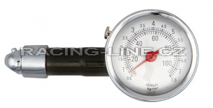 Pneuměřič tlaku v pneu kovový 0,5 - 7,5 Bar 