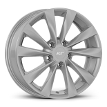 Alu kola AGT 16031, 16x6.5 5x100 ET35, stříbrná