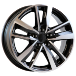 Alu kola AGT 17226, 17x7 5x108 ET38, černá + leštění