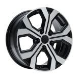 Alu kola AGT 17260, 17x6.5 5x114.3 ET40, černá + leštění