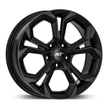 Alu kola AGT 17262, 17x7 5x114.3 ET40, černá lesklá