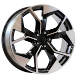 Alu kola AGT 18252, 18x8 5x112 ET35, černá + leštění