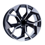 Alu kola AGT 18252, 18x8 5x112 ET35, černá + leštění