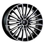 Alu kola AGT 18269, 18x8 5x112 ET42, černá + leštění