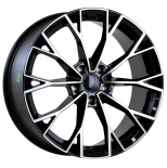 Alu kola AGT 19283, 19x8 5x112 ET50, černá + leštění
