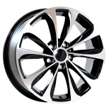 Alu kola AGT 731, 17x7 5x114.3 ET40, černá + leštění