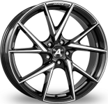Alu kola ALUTEC ADX.01, 18x8.5 5x114.3 ET35, černá lesklá + leštění