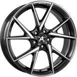 Alu kola ALUTEC ADX.01, 20x8.5 5x112 ET45, černá lesklá + leštění (zátěžová)
