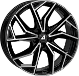 Alu kola ALUTEC ADX.02, 18x7.5 5x114.3 ET40, černá lesklá + leštění