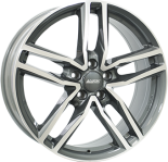 Alu kola ALUTEC IKENU, 19x8 5x112 ET20, šedivá + leštění