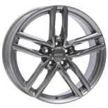 Alu kola ALUTEC IKENU, 20x8.5 5x108 ET42, šedivá lesklá