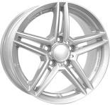 Alu kola ALUTEC M10, 17x7 5x112 ET49, stříbrná