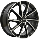 Alu kola ALUTEC SINGA, 15x6 5x100 ET38, černá lesklá + leštění