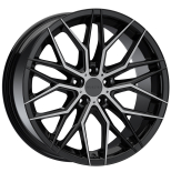 Alu kola Arceo 20141, 20x9 5x112 ET35, černá + leštění