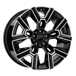 Alu kola Arceo DY1810, 20x10 5x112 ET40, černá + leštění (zátěžová)