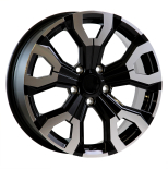 Alu kola Arceo DY1886, 16x6.5 4x100 ET35, černá + leštěný límec