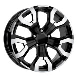 Alu kola Arceo DY1887, 17x7 5x114.3 ET35, černá + leštěný límec