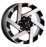 Alu kola Arceo DY1898, 18x7.5 5x112 ET40, černá + leštění