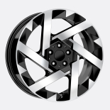 Alu kola Arceo DY1898, 18x7.5 5x112 ET40, černá + leštění