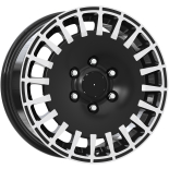 Alu kola Arceo DY1956, 16x7 6x130 ET50, černá + leštění (zátěžová)