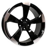 Alu kola Arceo DY589, 19x8.5 5x112 ET29, černá + leštění (zátěžová)