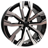 Alu kola Arceo DY748, 18x7.5 5x114.3 ET40, černá + leštění (zátěžová)