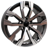 Alu kola Arceo DY748, 18x7.5 5x114.3 ET40, šedivá + leštění (zátěžová)