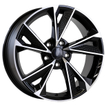Alu kola Arceo DY807, 17x7.5 5x112 ET35, černá + leštění