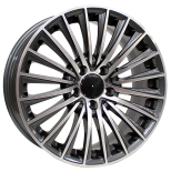 Alu kola Arceo DY980, 20x8.5 5x112 ET35, šedivá + leštění (zátěžová)