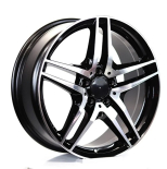 Alu kola Arceo M100, 19x8.5 5x112 ET45, černá + leštění (zátěžová)