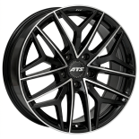 Alu kola ATS PASSION, 21x11 5x130 ET19, černá lesklá + leštění (zátěžová)