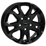 Alu kola AUTEC KISO, 17x7 5x108 ET46, černá lesklá (zátěžová)