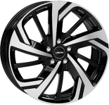 Alu kola AUTEC RIXON, 18x7.5 5x114.3 ET40, černá lesklá + leštění (zátěžová)