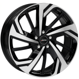 Alu kola AUTEC RIXON, 19x8.5 5x112 ET40, černá lesklá + leštění (zátěžová)