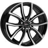 Alu kola AUTEC VIDRON, 15x6 5x100 ET38, černá lesklá + leštění