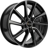Alu kola AVUS VELGEN AC-518, 15x5.5 4x100 ET40, černá lesklá
