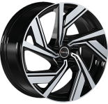 Alu kola AVUS VELGEN AC-521, 19x7.5 5x114.3 ET35, černá lesklá + leštění