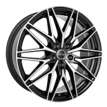 Alu kola AVUS VELGEN AC-MB6, 19x8 5x112 ET29, černá lesklá + leštění (zátěžová)