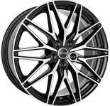 Alu kola AVUS VELGEN AC-MB6, 19x9 5x130 ET44, černá lesklá + leštění (zátěžová)