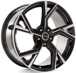 Alu kola AVUS VELGEN AF20, 21x9 5x112 ET30, černá lesklá + leštění (zátěžová)