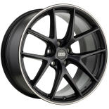 Alu kola BBS CI-R, 19x10 5x112 ET25, černá matná + leštění