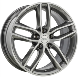 Alu kola BBS SX, 18x8 5x112 ET44, šedivá + leštění