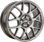Alu kola BBS XR, 18x8 5x112 ET28, šedivá (zátěžová)
