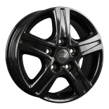 Alu kola BORBET CWD, 16x6 5x118 ET68, černá lesklá (zátěžová)