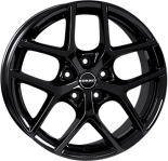 Alu kola BORBET Y, 18x8 5x100 ET40, černá lesklá