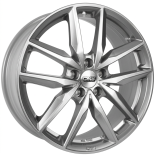 Alu kola CMS C28, 17x7 5x100 ET40, stříbrná