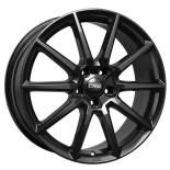 Alu kola CMS C39, 16x6.5 5x100 ET47, černá lesklá