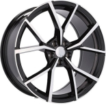 Alu kola DIVERSEN , 19x8 5x112 ET41, černá lesklá + leštění
