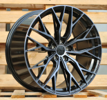 Alu kola Haxer HX042, 20x9.5 5x112 ET38, černá + tmavé leštění