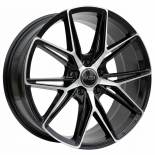 Alu kola Haxer HX043, 18x8 5x110 ET28, černá + leštění